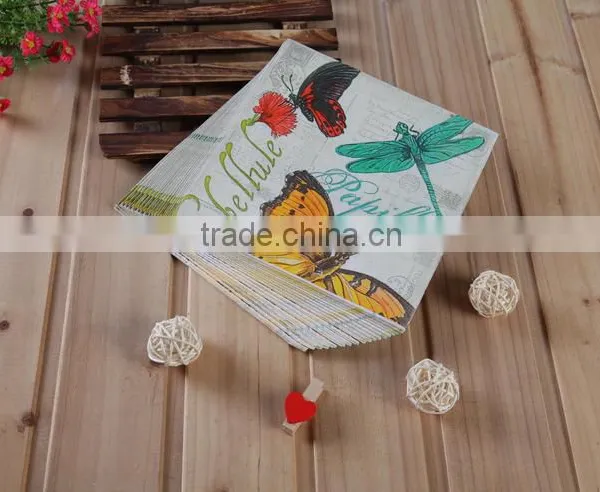 Virgin Wood Pulp 33*33cm Embossing Dinner Paper Napkin Coffee Napkin photo-4