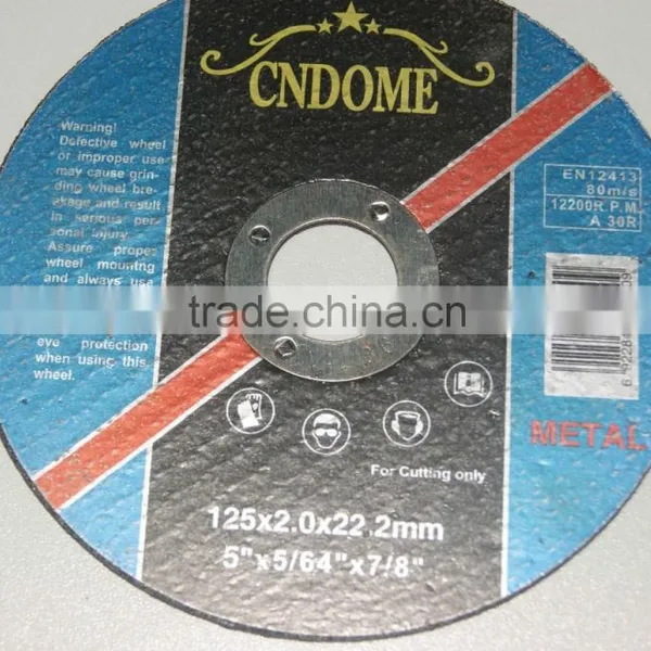 5'' 125X3X22mm BlackMutifunction Metal Abrasive Cut off Saw With MPA