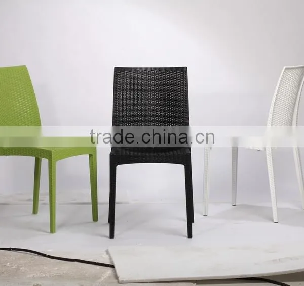 High Quality Dining Room PP Plastic Rattan Chair photo-5