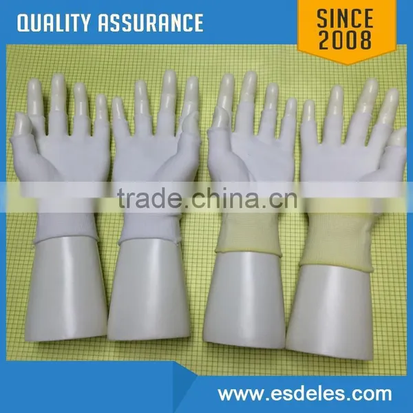 Wholesale Antistatic Nylon Carbon Fiber pu Palm Coating Work Glove photo-5