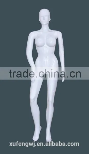 Sexy Lifelike Female Mannequin Big Bust Plastic Glossy Manikin Wholesale Cheap Full Body Dummy