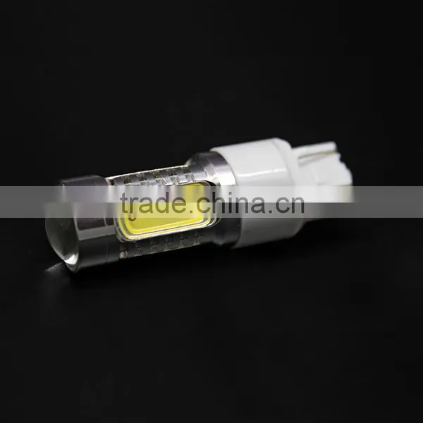 High Performance 12V 7443 W21/ 5W High Bright 7.5w Wedge Car Brake Stop Reverse Turn Signal LED Bulb White photo-5