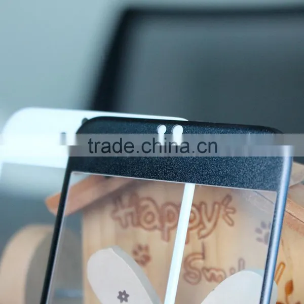 PC Edge Silk Printing White and Black Color Edge Anti-explosion Screen Protector for Iphone Supplier's Choice photo-6