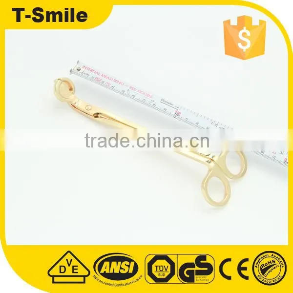 Silver Stainless Steel Candle Wick Trimmer Oil Lamp Scissor Cutter Snuffers photo-5