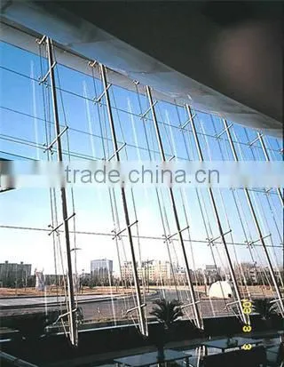 Tempered glass curtain wall spider fittings