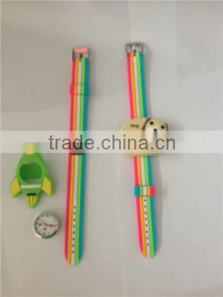 Golden Supplier 2015 Rainbow Twist Silicone Watches photo-2