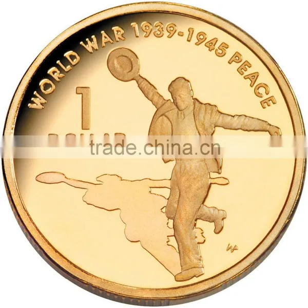 Cheap Metal Souvenir Custom Gold Coin photo-3