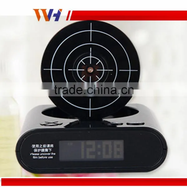 Shooting Target Laser Power-saving Gun Alarm Clock photo-4