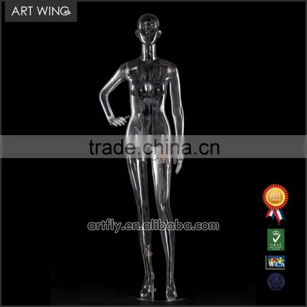 Female Clear Plastic Manneuqin, Transparent Lingerie Mannequin photo-3