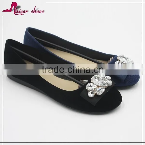SSK16-261 Wholesale Casual Flat Women Shoes New Design Plain Women Shoes