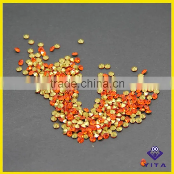 Wholesale Hyacinth Price Pointback Crystal Glass Chaton Stones photo-2