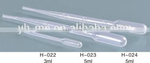 3ml/5ml/7ml tranaparent plastic burette