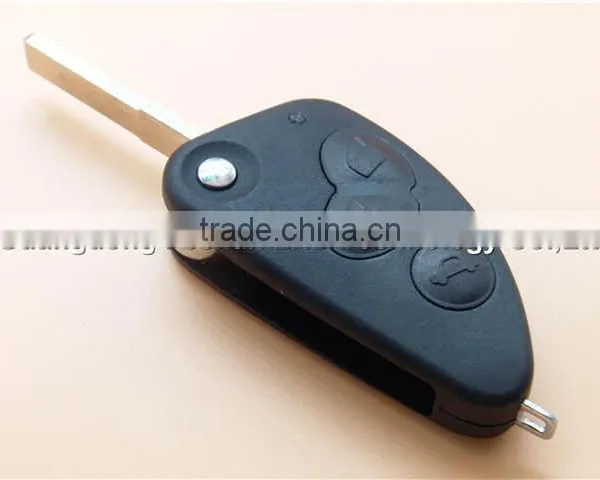 3 Button Folding Car Key Blank For Alfa Romeo Remote Control Flip Key Shell photo-2