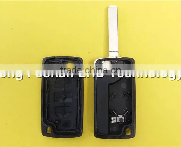 3 Button Flip Key Remote Case Fob Shell for Citroen C4 C5 C6 C8 Xsara Picasso Car Master Key photo-5