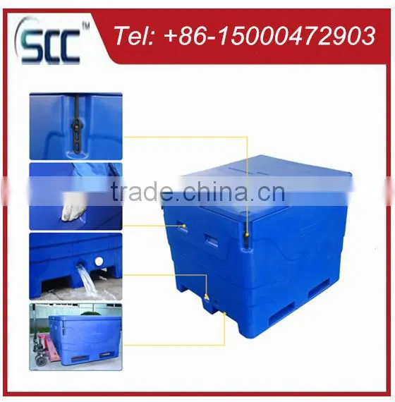 Fish Carrier Cooler for Storage, Extra-large Insulated Fish Bin, Plastic Container for Holding Fish photo-3