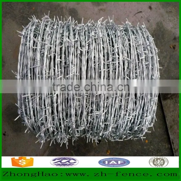 Hot Dipped Galvanized and PVC Coated Barb Wire High Security Fence photo-4