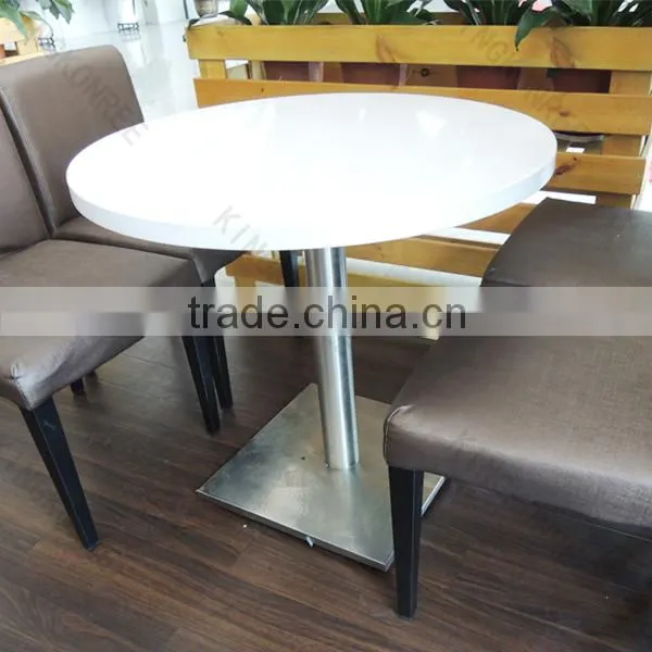 Round Fast Food Restaurant Equipment , Restaurant Tables photo-3