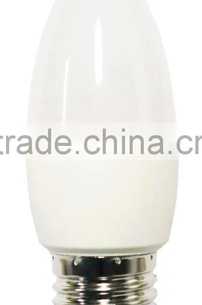 Led Lampen Candle Shape C37 Bulb 6.5w IC Driver E12 E14 E26 E27 Base CE RoHS Certifications Plastic Plus Aluminium Factory Price photo-5