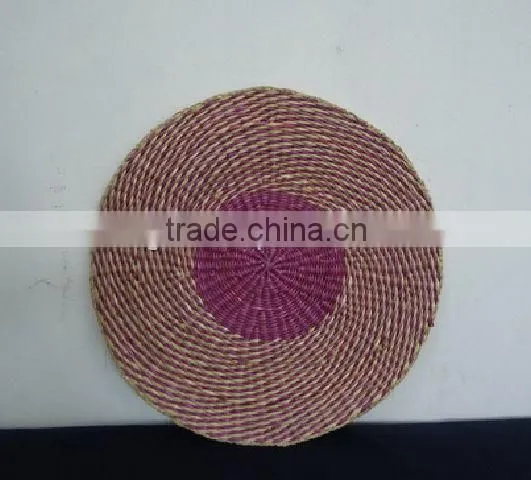 Round Seagrass Woven Placemat