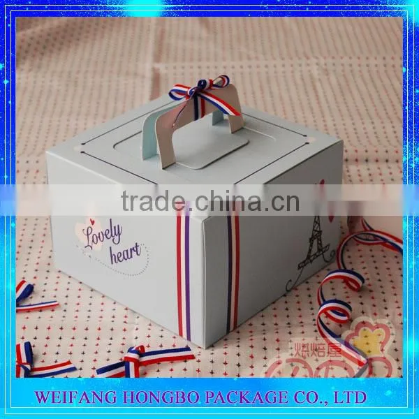 Factory Price Christmas Gift Cake Box With Delicate Pattern photo-4