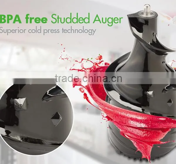 JT-2015 Colorful Fashionable DC Motor Quiet Big Feed Chute Slow Juicer With ETL GS photo-5