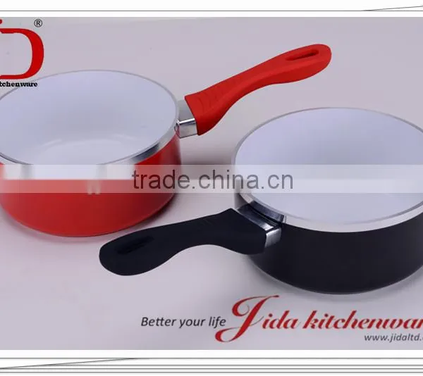FORGED ALUMINUM SAUCE PAN WITH TEMPERED GLASS LID photo-4