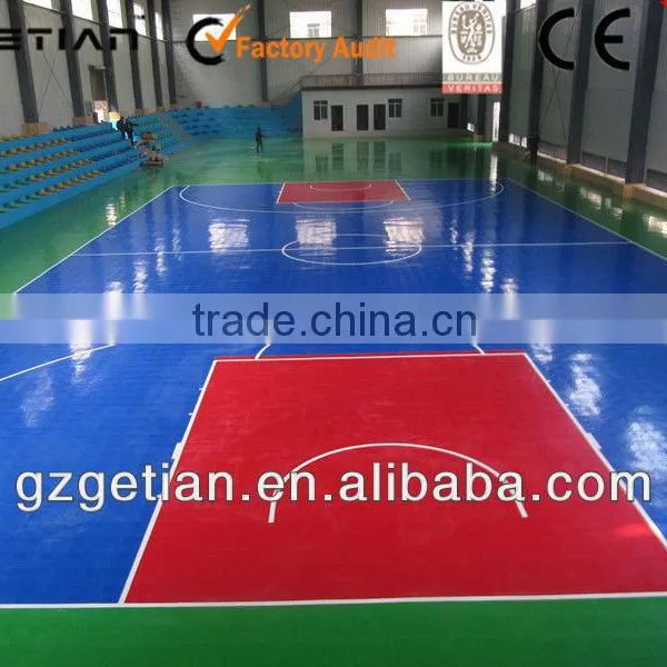 Multipurpose Floor Tile, Interlocking Tile Mats, Suspended Interlocking Sports Flooring for Wholesale