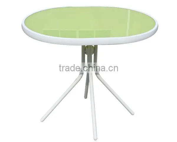 2015 Color Glass Top Cafe Table Chair Set/bistro Set photo-2