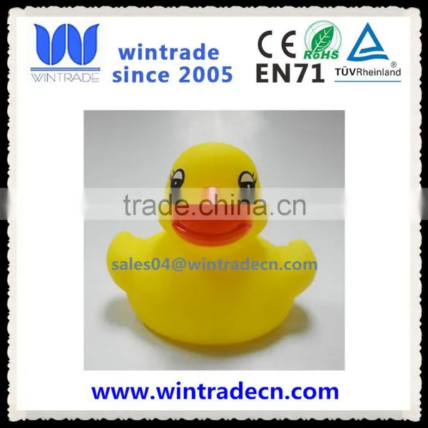 Squeaky Sound Weighted Race Floating Rubber Toy Duck photo-2