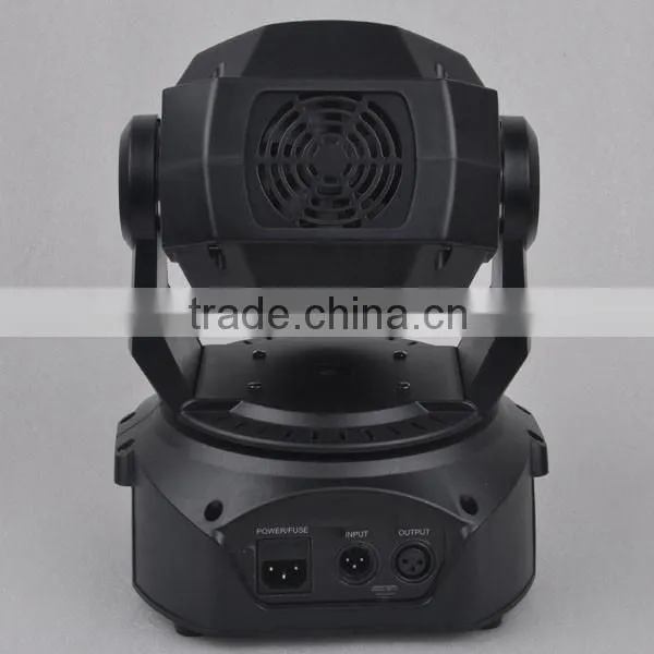 Stage Moving Head Lights 75w 8 Color 7 Rotation Gobo Spot Moving Head 3 Facet Prism photo-6