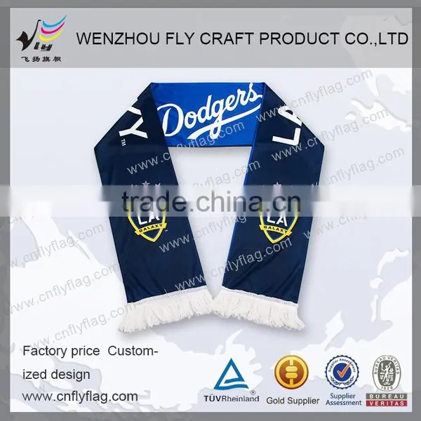 Bottom Price Newest Custom Polyester Fan Scarf