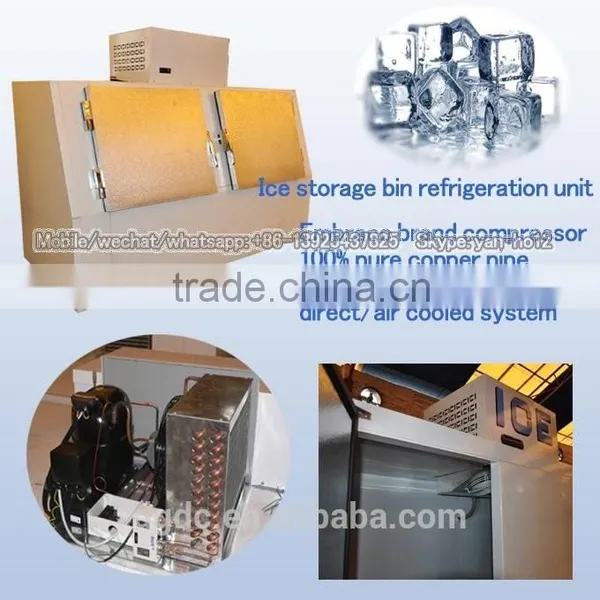 Two Convex Hinged Door Ice Storage Bin With LOGO Stickers photo-4