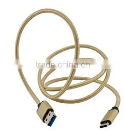 [Nylon Braided] 56k USB Type-C 3.1 to USB 3.0 A Male Data Charging Cable for Nexus 5X/6P,Oneplus 3,Pixel C,Lumia 950/950XL,New photo-2