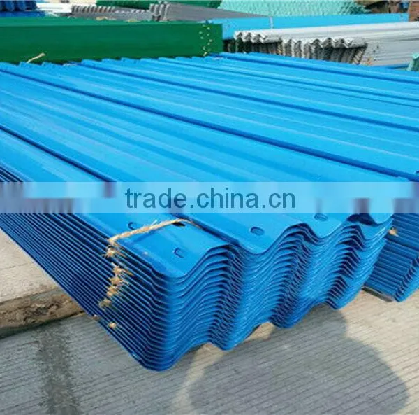 Highway Used Road Safety Guardrail Price Per Meter With Blue and Green Color photo-5