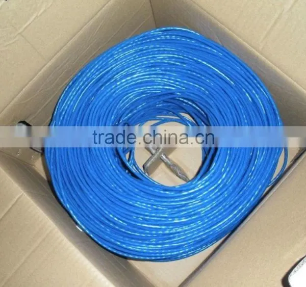 305m/box Double Jacket Outdoor Utp Lan Cat6 Network Cable,utp Cat6 Patch Cables Fulke Test photo-2