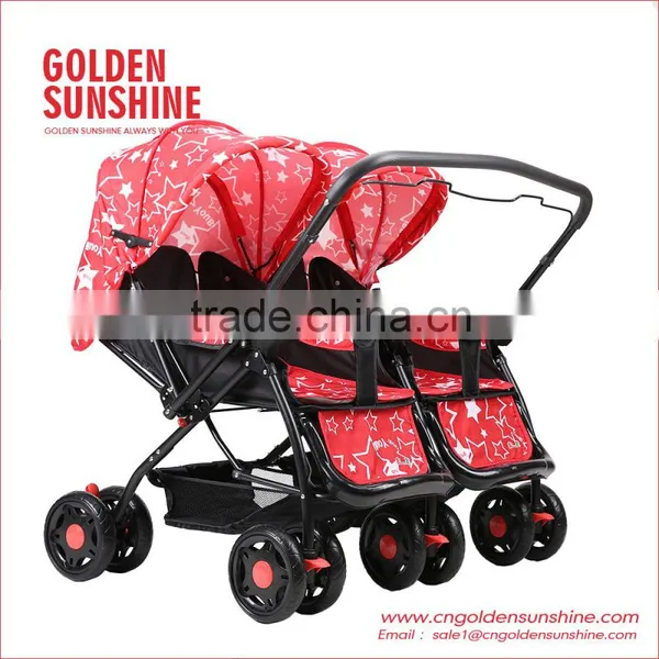 Mother See Baby Twins Stroller/Twins Pram/Twins Carriage /Twins Pushchair photo-3