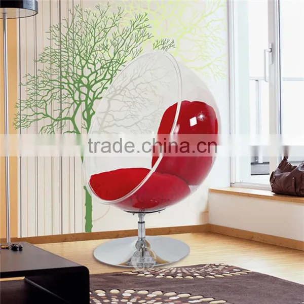 Modern Design Indoor Transparent Acrylic Ghost Chair With Stand photo-2
