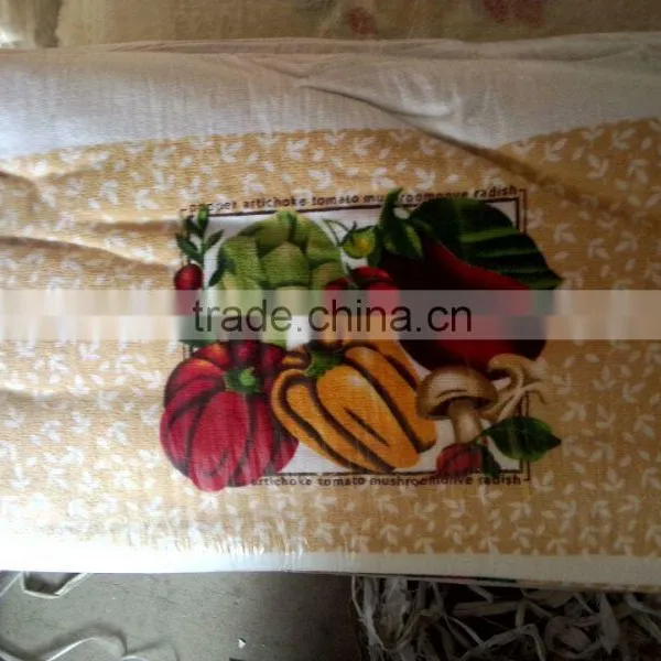 90g/pc Roll Cotton Waist Kitchen Apron With Pigment Printing photo-2