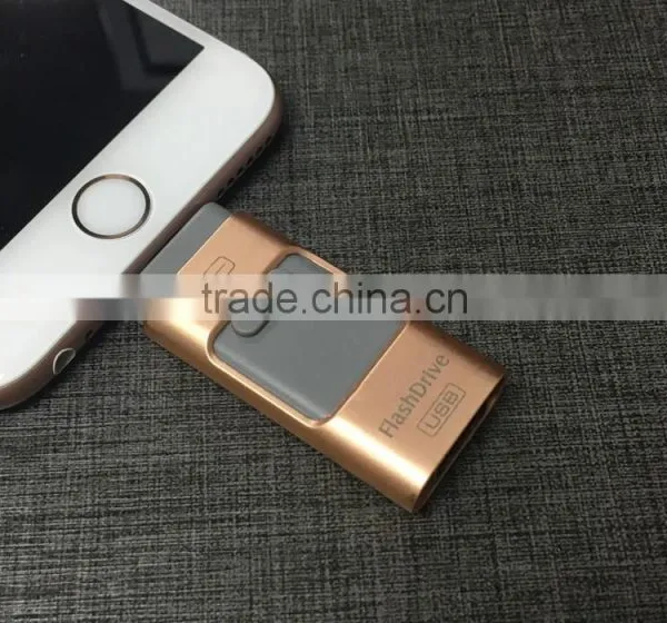 Dual Otg Usb Flash Drive for Computer and Smartphone Iphone 32GB 64GB USB2.0 Otg Usb Flash Drive