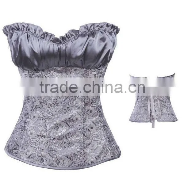Vintage Type Factory Price Leopard Patten New Fashion Sexy Mature Women Corset photo-4
