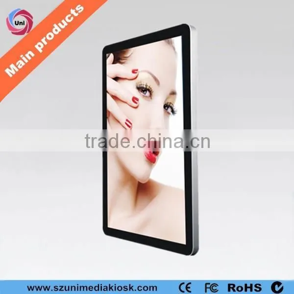 HD Shopping Mall Supermarket Wall Mounted 32 Inch Lcd Monitor Usb Media Player for Advertising photo-2