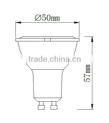 Economic Series High Quality Led Spotlight Gu10 7W photo-3