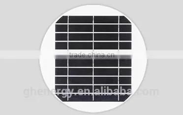 Round Solar Panel 5W for 6V photo-1