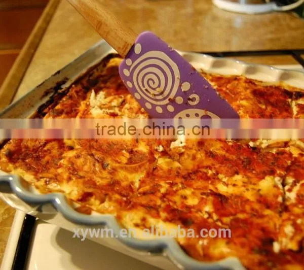 Premium Bamboo Silicone Spatula Utensil Set of 3 photo-3
