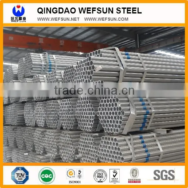 China Manufacturer Hot Rolled Pipe Round Galvanized Steel Pipe Price per kg photo-2