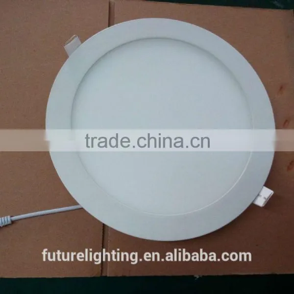 Indoor Aluminum Housing Flat Panel Lighting , Dia 160x14mm Embedded Installation 10W Round Led Panel Light photo-2