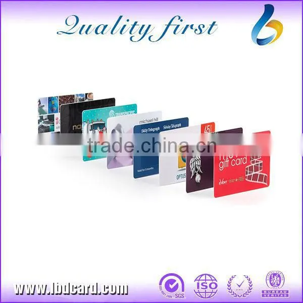 LBD 85.5 x 54 x 0.76mm CR80 PVC Card for School / Hotel photo-2