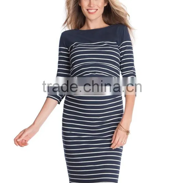 Comfortable Maternity Wear For Pregnant Women Middle - Length Sleeves photo-3