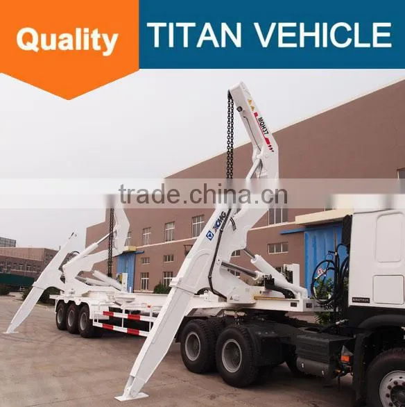 TITAN Truck Trailer With Loader , Xcmg Side Crane Trailer , Xcmg Sidelift photo-3