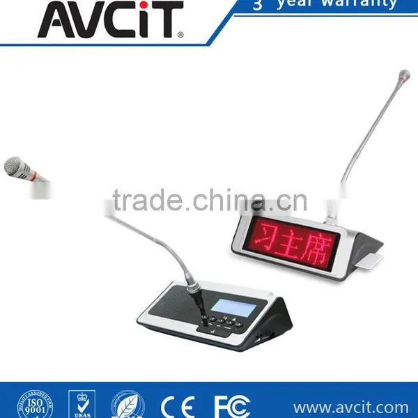 Conference Console Voting Desktop Speech Chairman Unit Video Conferencing System photo-3